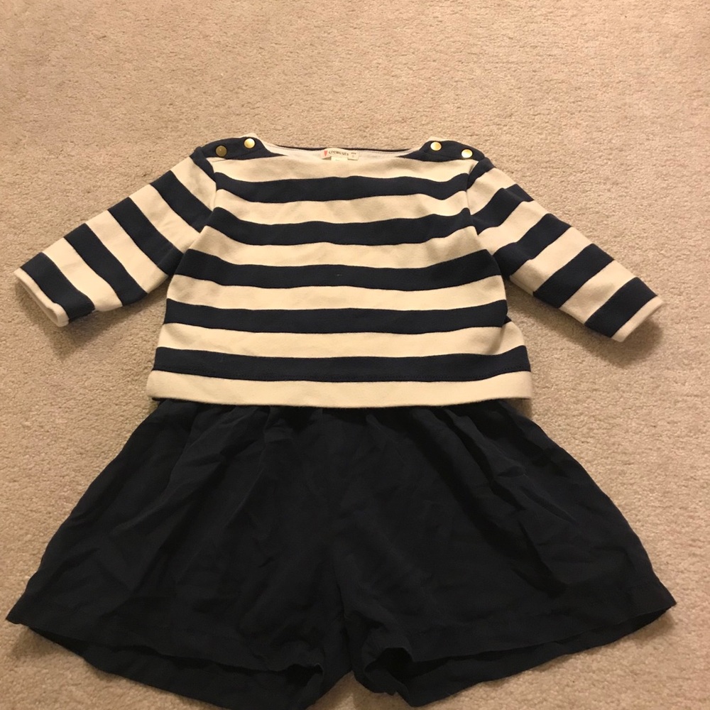 Crewcuts Striped Romper
